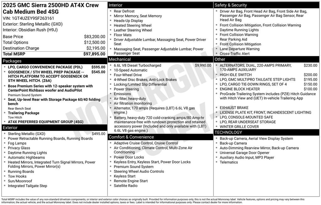 Used 2025 GMC Sierra 2500 AT4X image 45