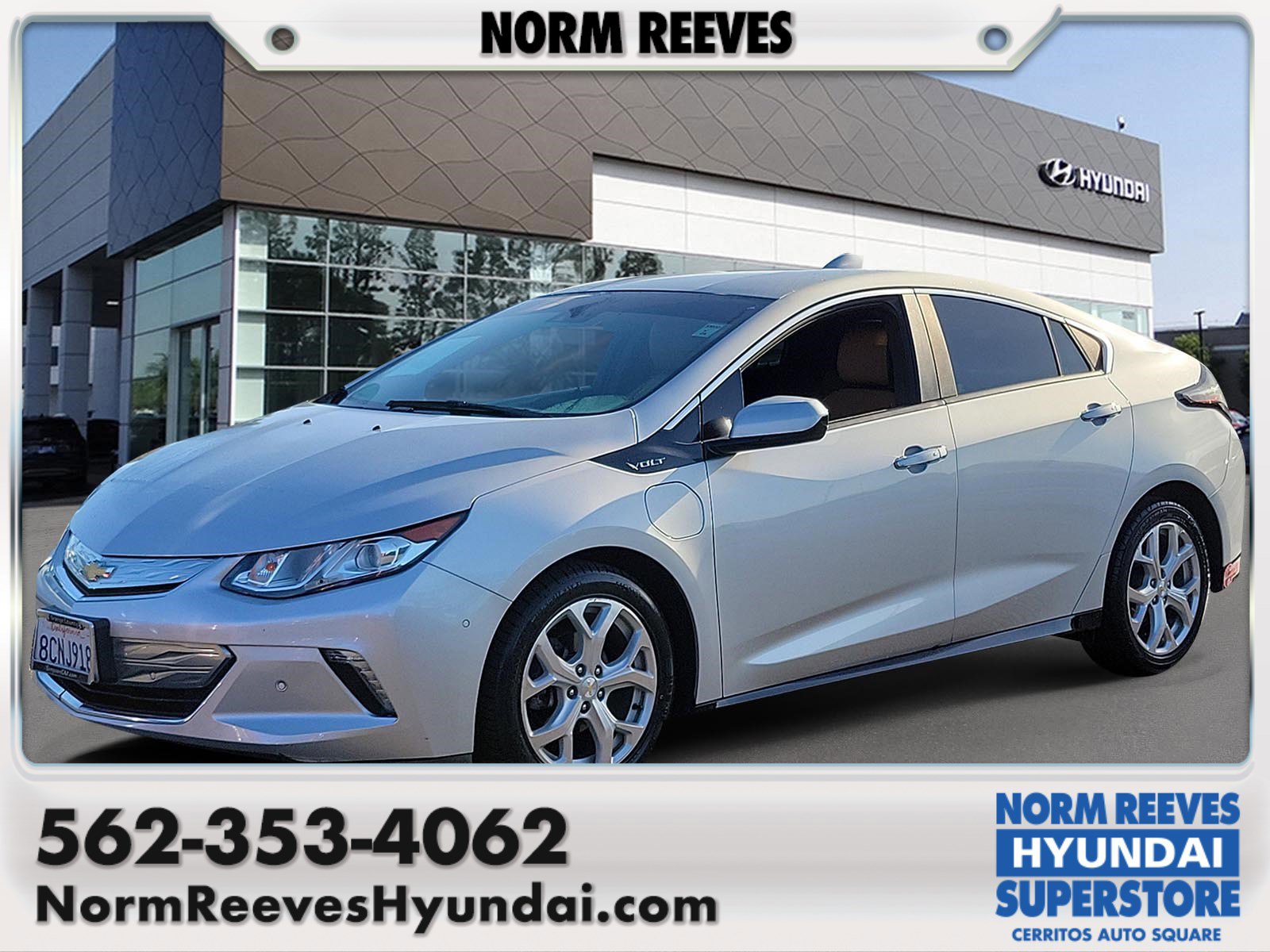 Used 2018 Chevrolet Volt Premier w/ Driver Confidence Package