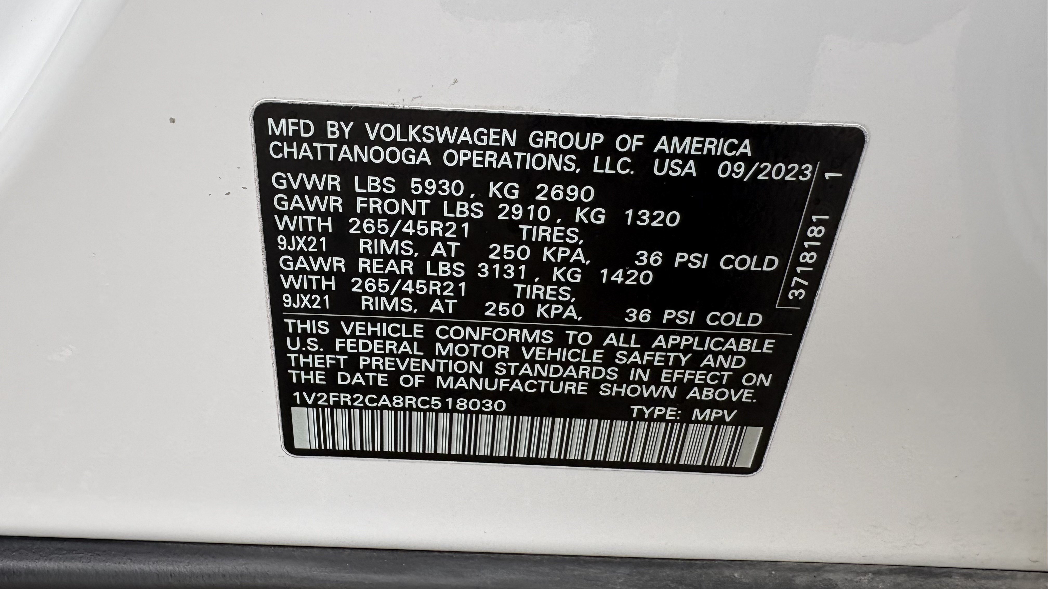 Used 2024 Volkswagen Atlas SEL Premium R-Line AWD/4WD image 66