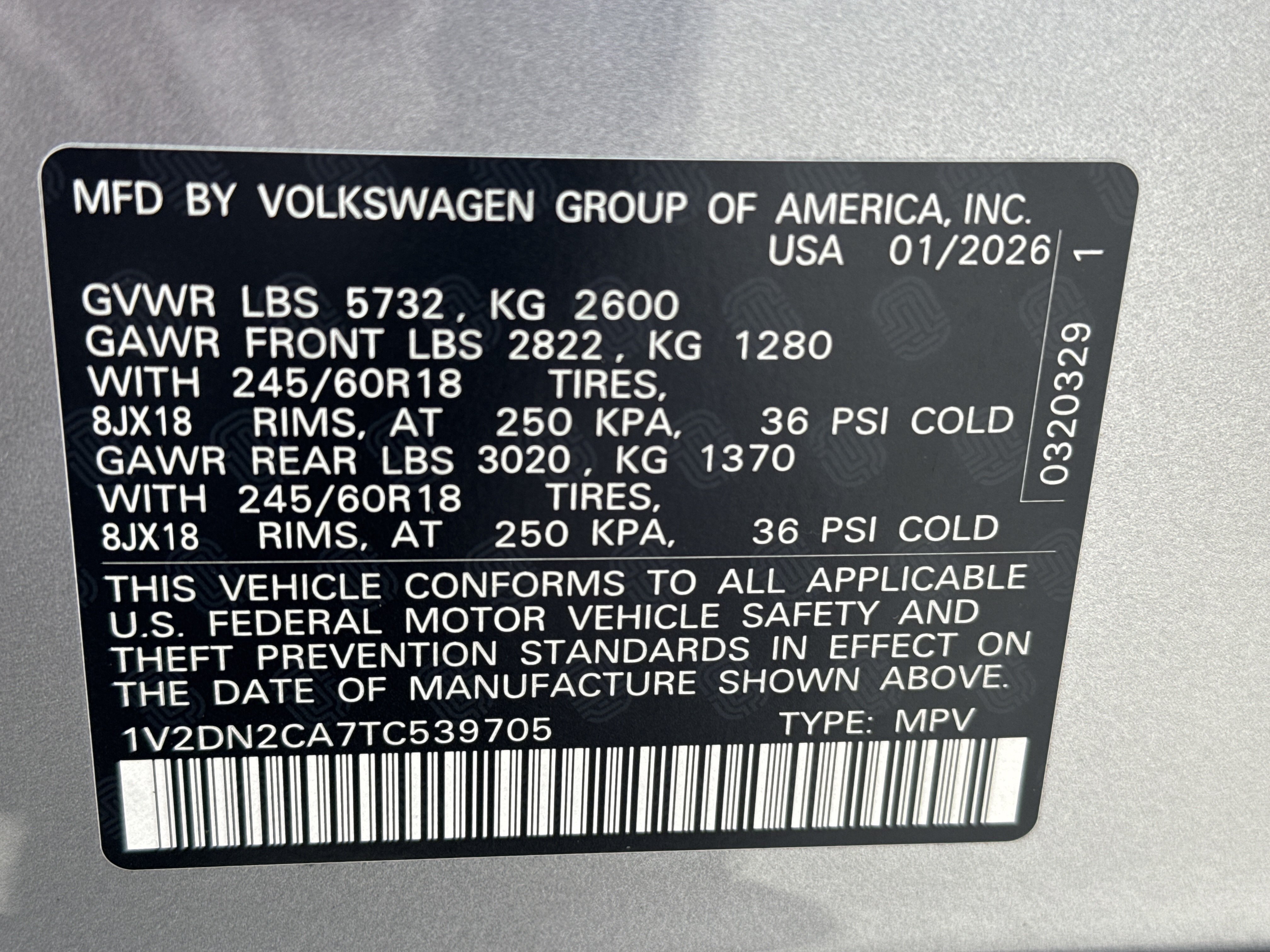 Used 2026 Volkswagen Atlas SE FWD image 36