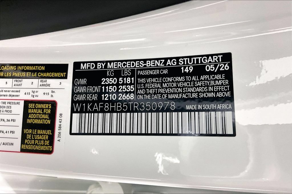 New 2026 Mercedes-Benz C 43 AMG 4MATIC Sedan image 12