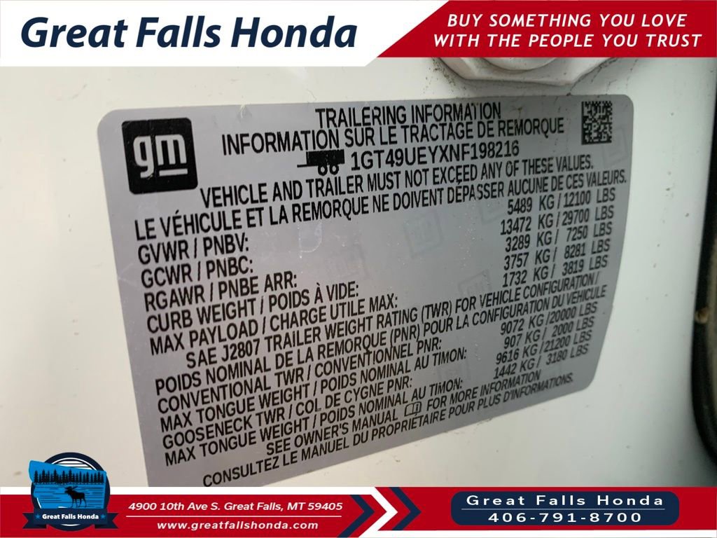 Used 2022 GMC Sierra 3500 SLT w/ Gooseneck/5TH Wheel Package image 32