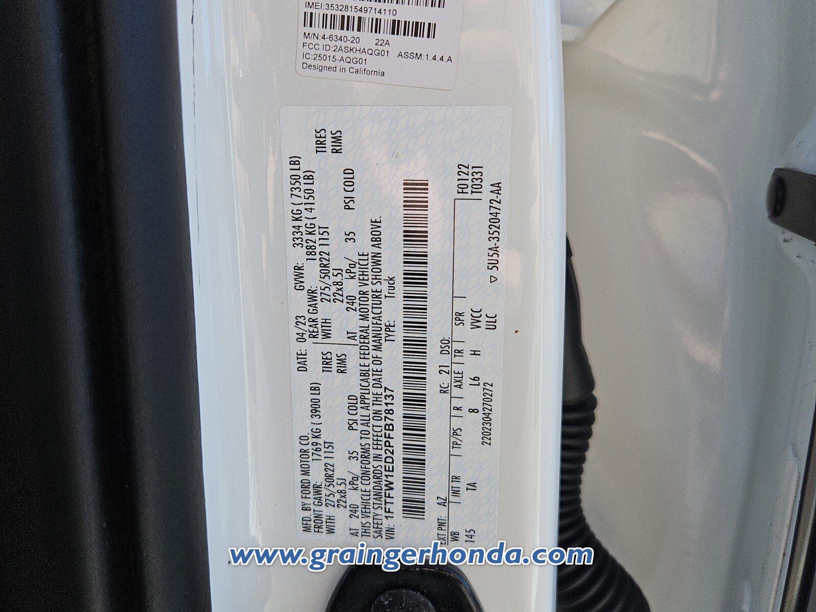 Used 2023 Ford F150 Limited image 14