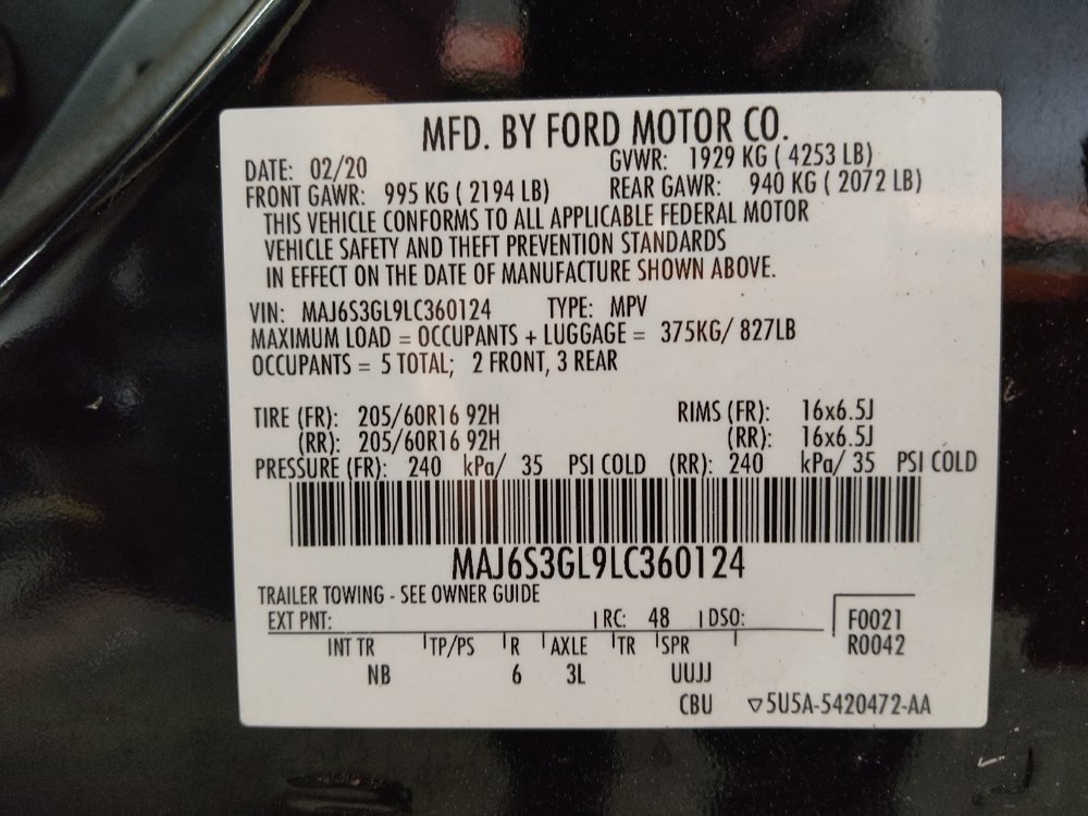 Used 2020 Ford EcoSport SE w/ SE Convenience Package AWD/4WD image 33