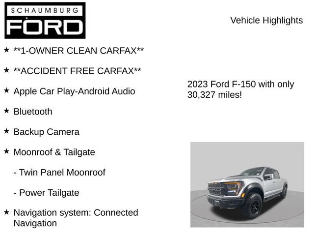 Used 2023 Ford F150 Raptor w/ Equipment Group 802A Raptor R AWD/4WD image 8