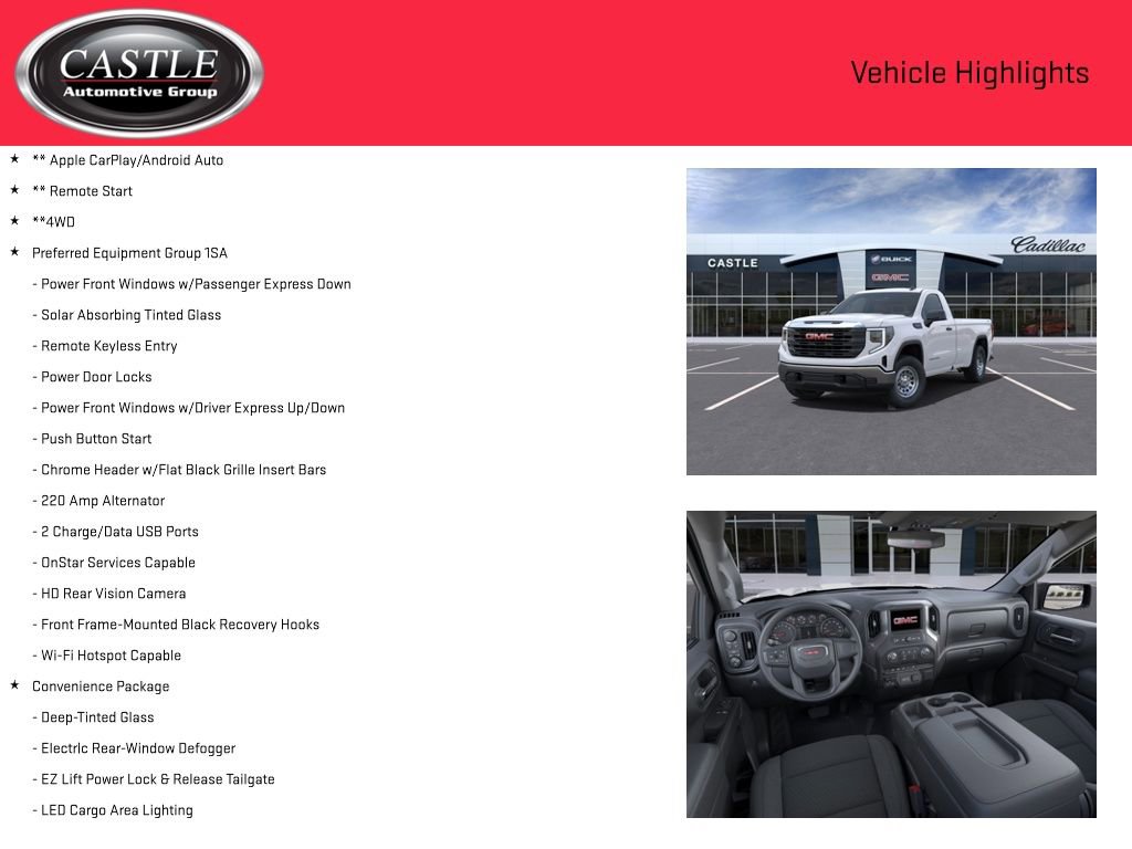 New 2025 GMC Sierra 1500 Pro w/ Pro Value Package AWD/4WD image 4