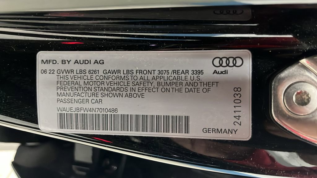Used 2022 Audi e-tron GT Prestige w/ Prestige Package AWD/4WD image 37