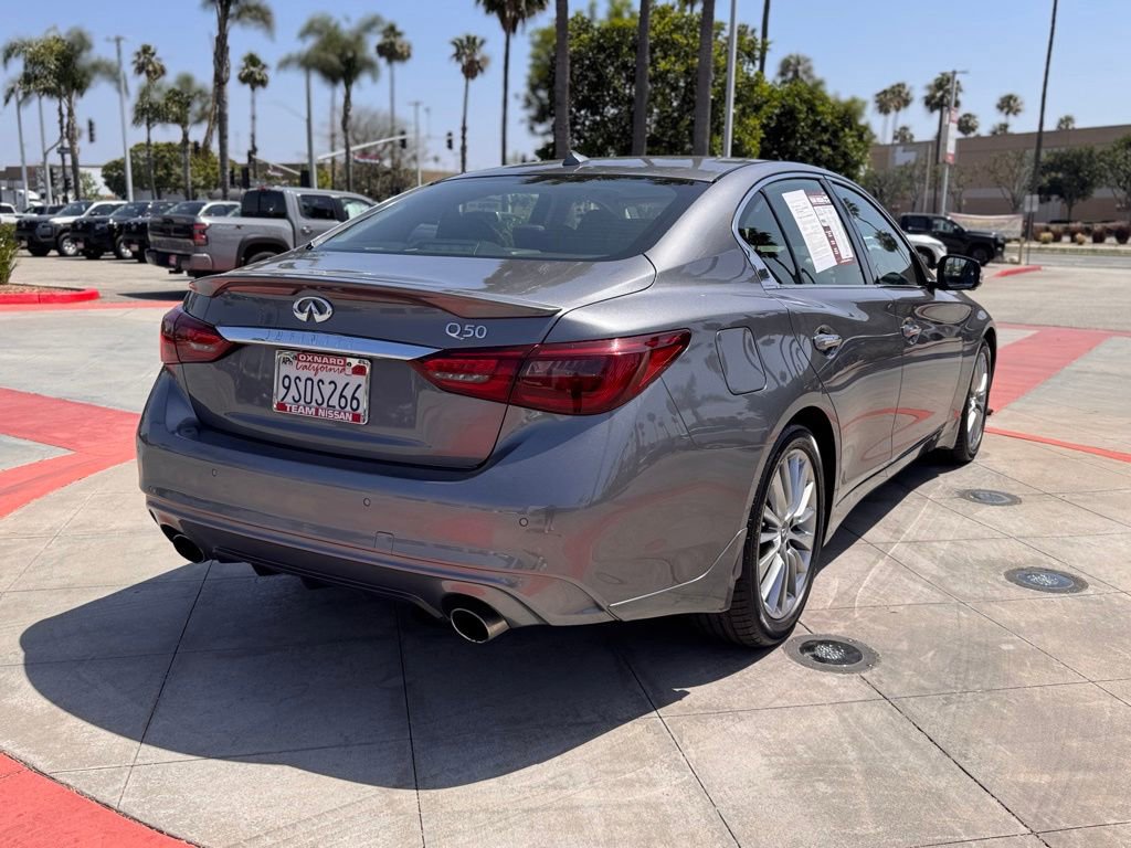Used 2022 INFINITI Q50 Luxe w/ Cargo Package RWD image 8