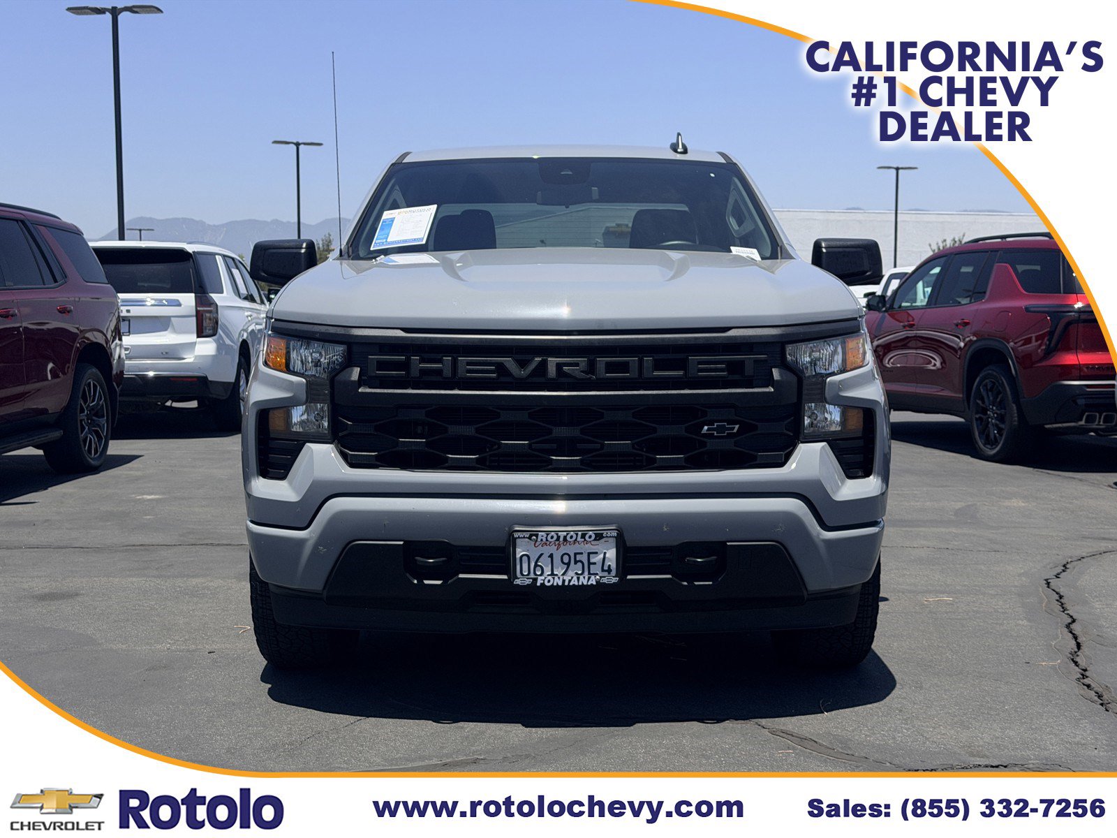 Used 2025 Chevrolet Silverado 1500 Custom w/ Turbomax Blackout Package AWD/4WD image 2