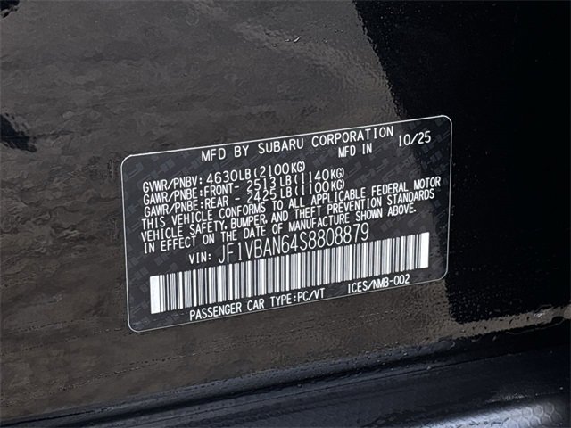 New 2025 Subaru WRX Limited image 32