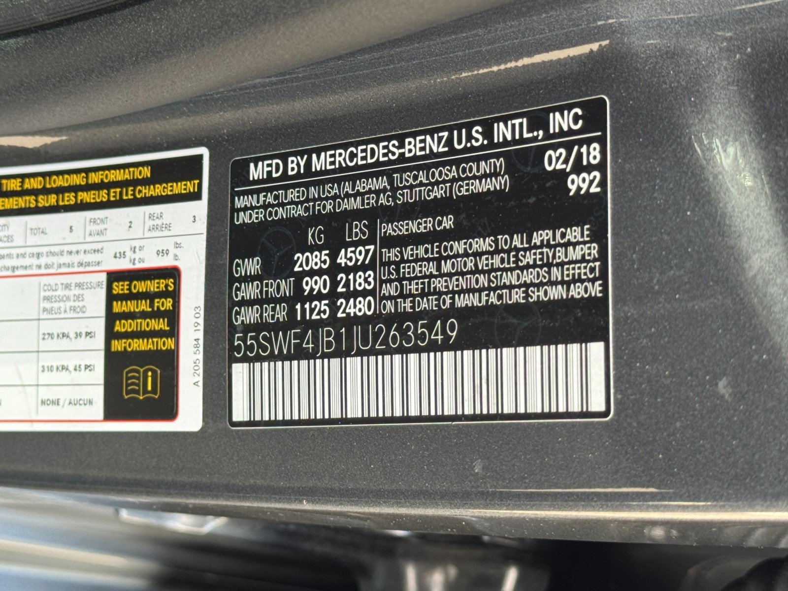 Used 2018 Mercedes-Benz C 300 Sedan w/ AMG Line image 44