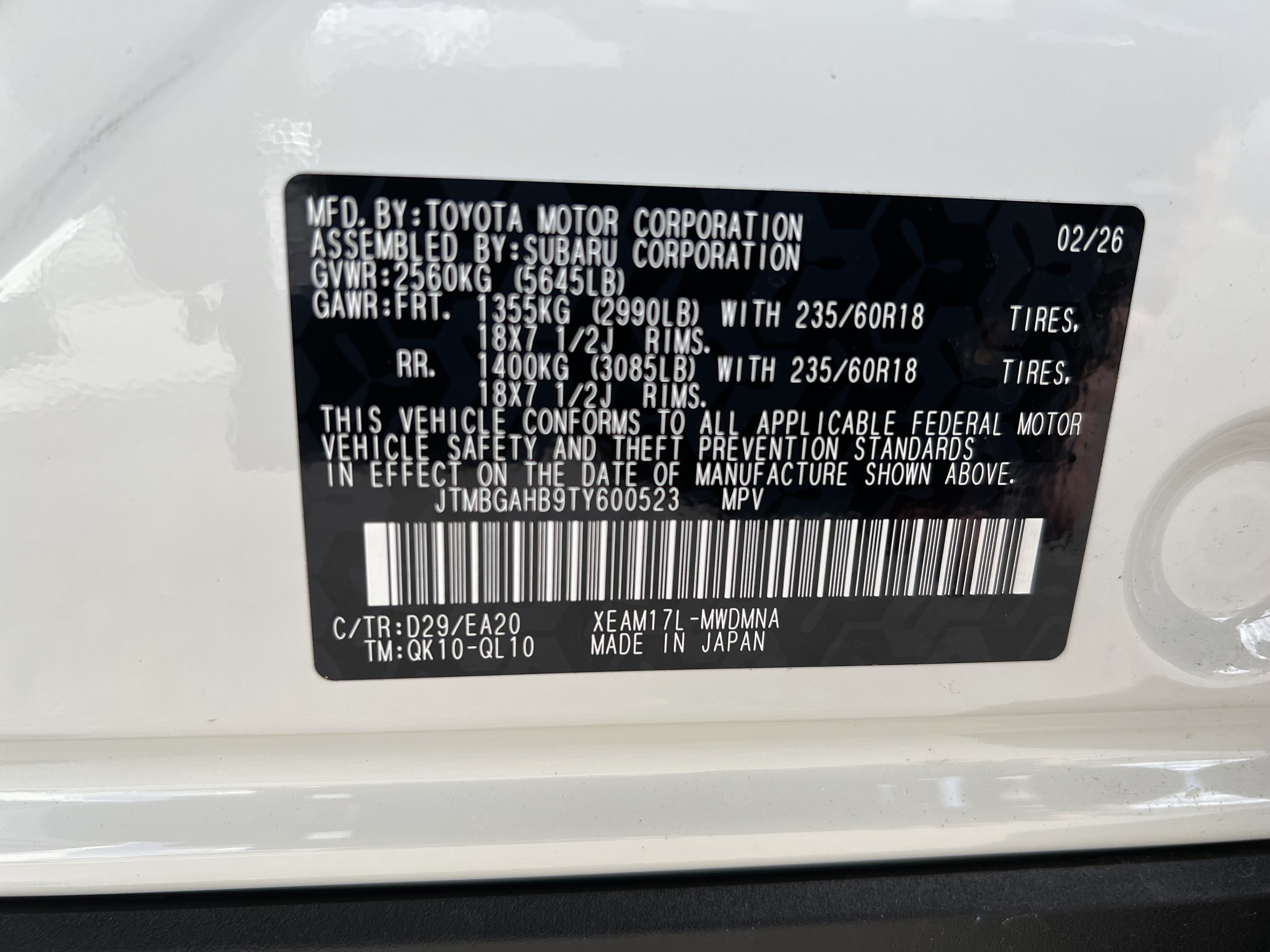 New 2026 Toyota bZ Woodland AWD/4WD image 34