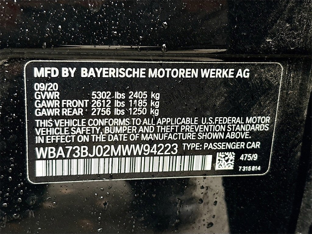 Used 2021 BMW 540i xDrive w/ M Sport Package image 33