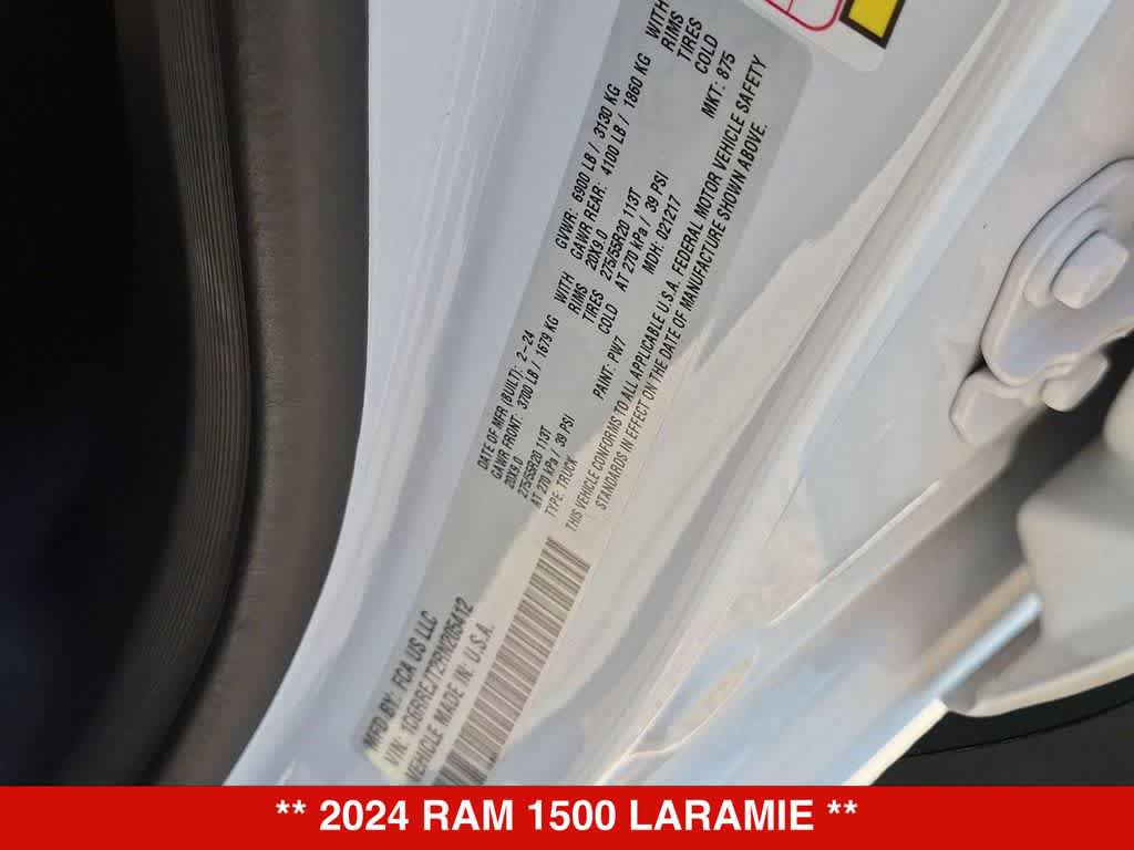 Used 2024 RAM 1500 Laramie RWD image 33