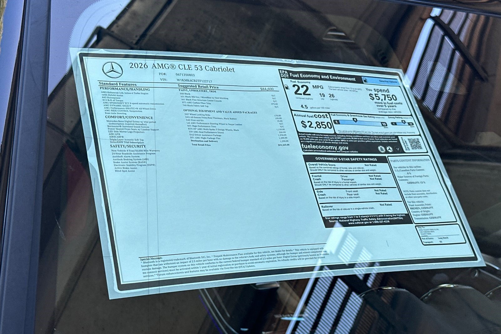New 2026 Mercedes-Benz CLE 53 AMG 4MATIC Cabriolet image 29