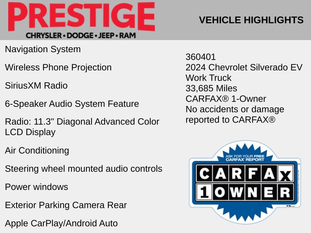 Used 2024 Chevrolet Silverado EV W/T AWD/4WD video 2