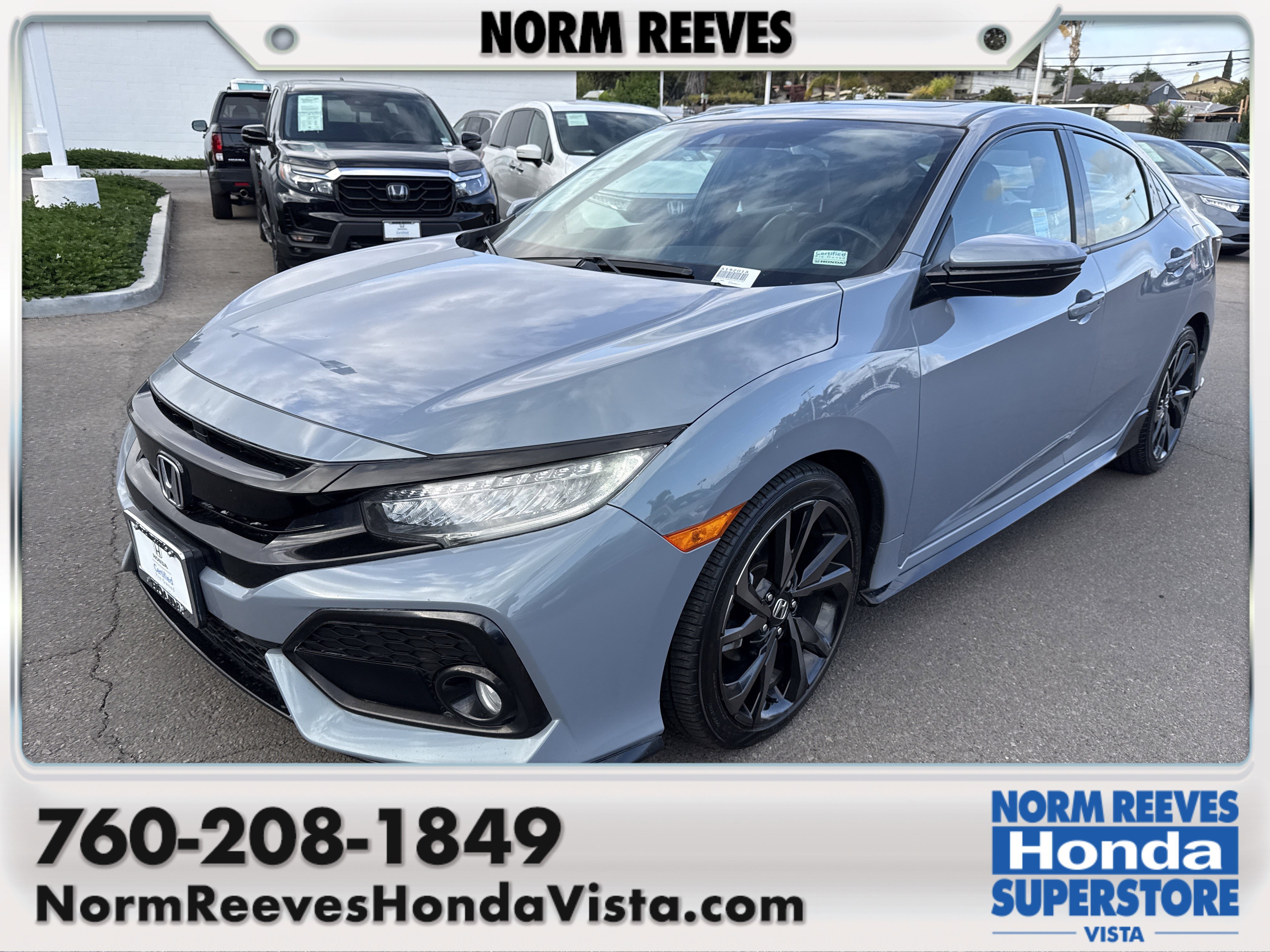 Certified 2019 Honda Civic Sport Touring