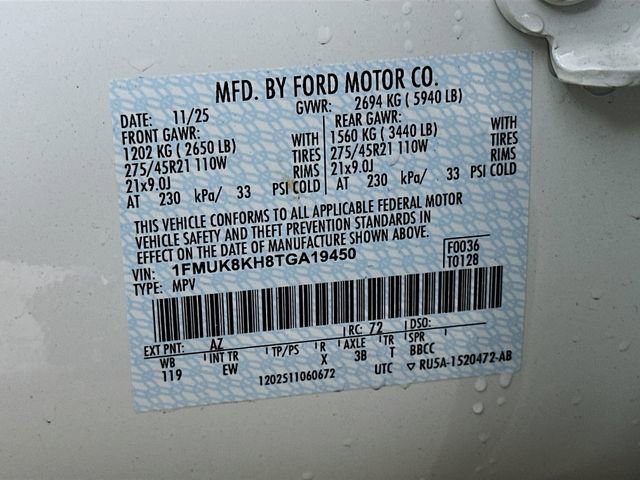 New 2026 Ford Explorer ST-Line w/ ST-Line Street Pack image 33