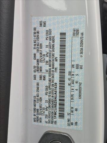 Certified 2022 Ford Escape SE AWD/4WD image 23