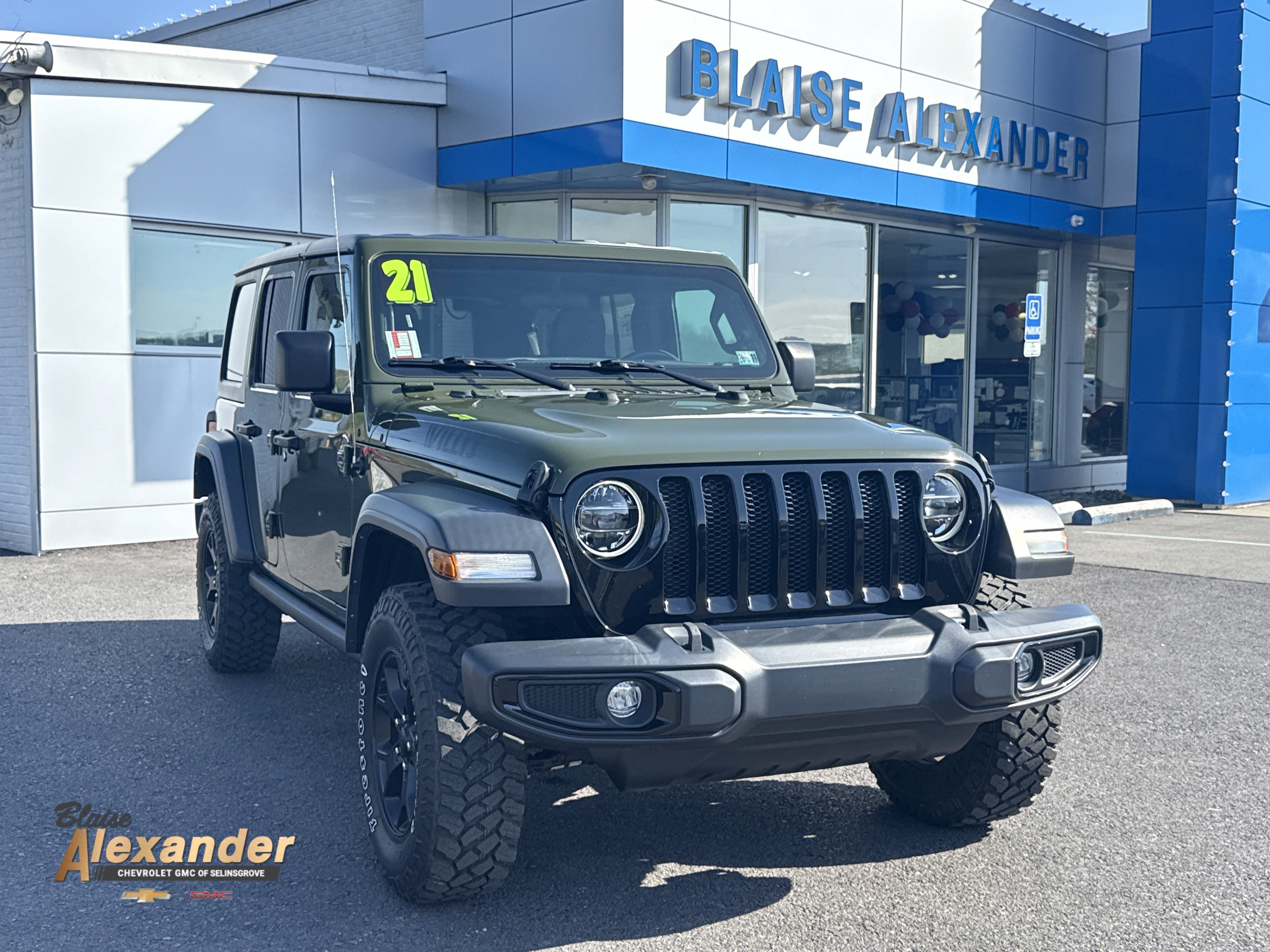 Used 2021 Jeep Wrangler Unlimited Sport AWD/4WD image 1