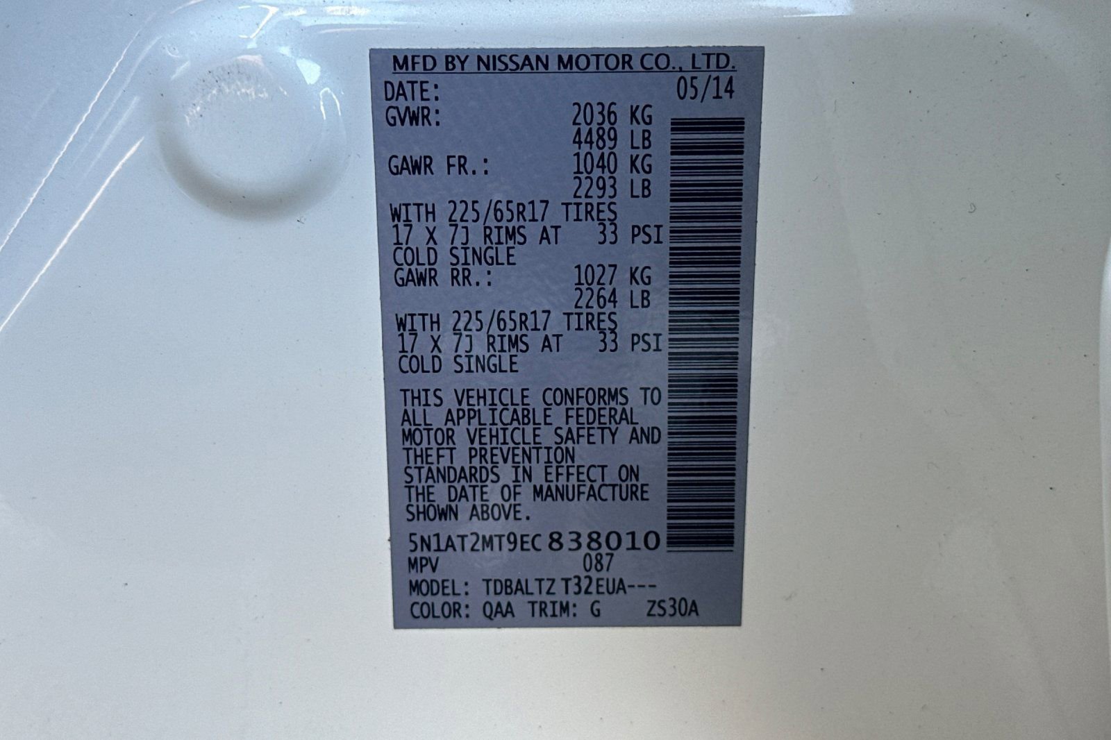 Used 2014 Nissan Rogue SV w/ SV Premium Package image 37