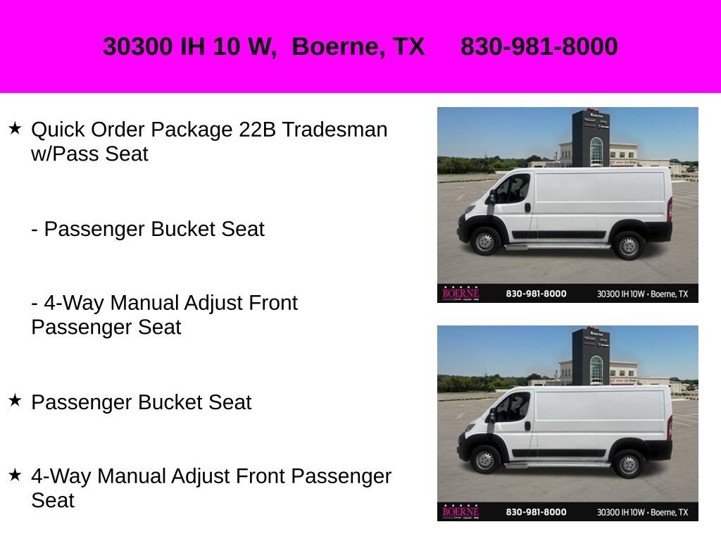 Used 2025 RAM ProMaster 2500 w/ U-Haul Equipment Group FWD image 10