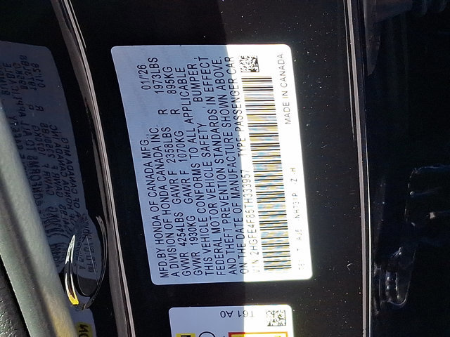 New 2026 Honda Civic FWD Hybrid Sedan image 22