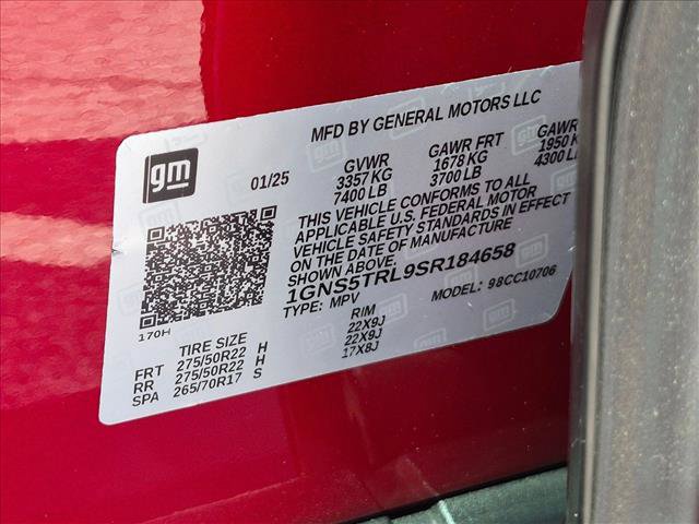 Used 2025 Chevrolet Tahoe High Country w/ Sun And Tow Package RWD image 24