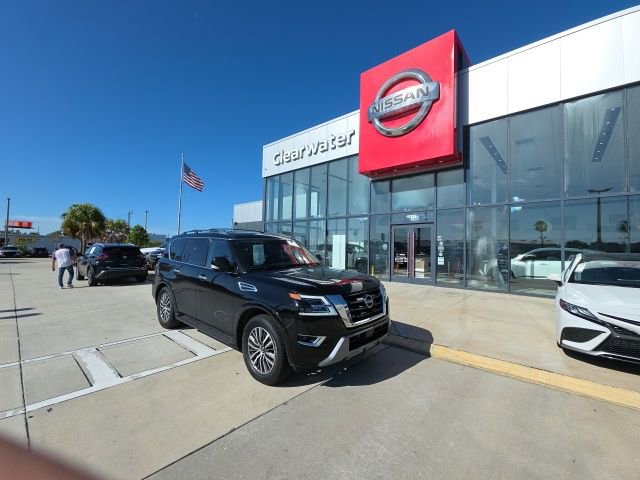 Used 2023 Nissan Armada SL w/ Captain's Chairs Package video 1