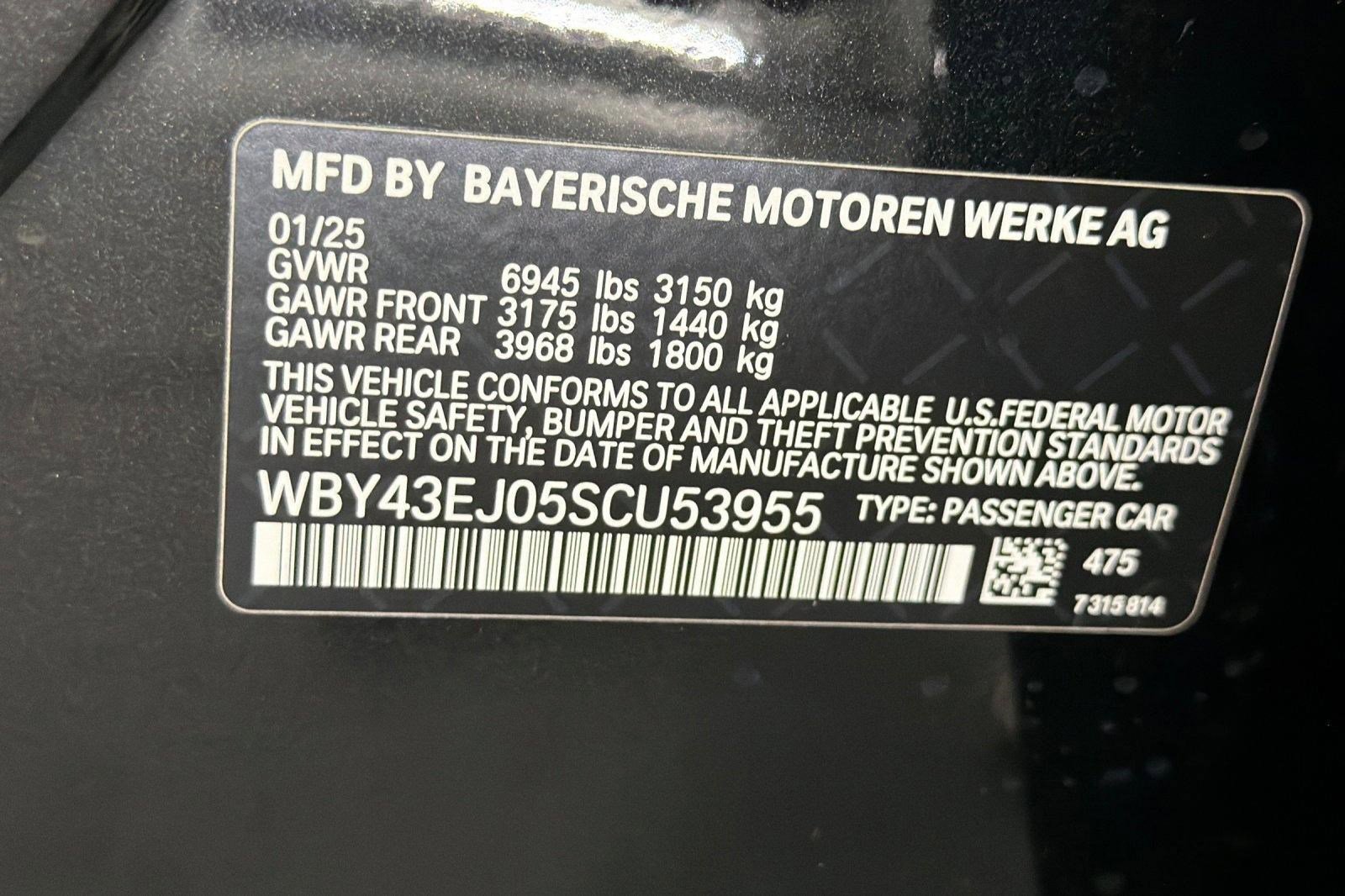 New 2025 BMW i7 eDrive50 w/ M Sport Package image 19