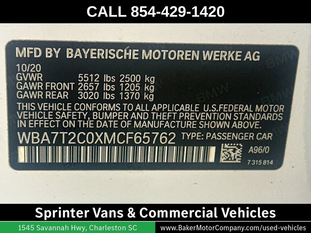Used 2021 BMW 740i w/ Premium Package RWD image 35