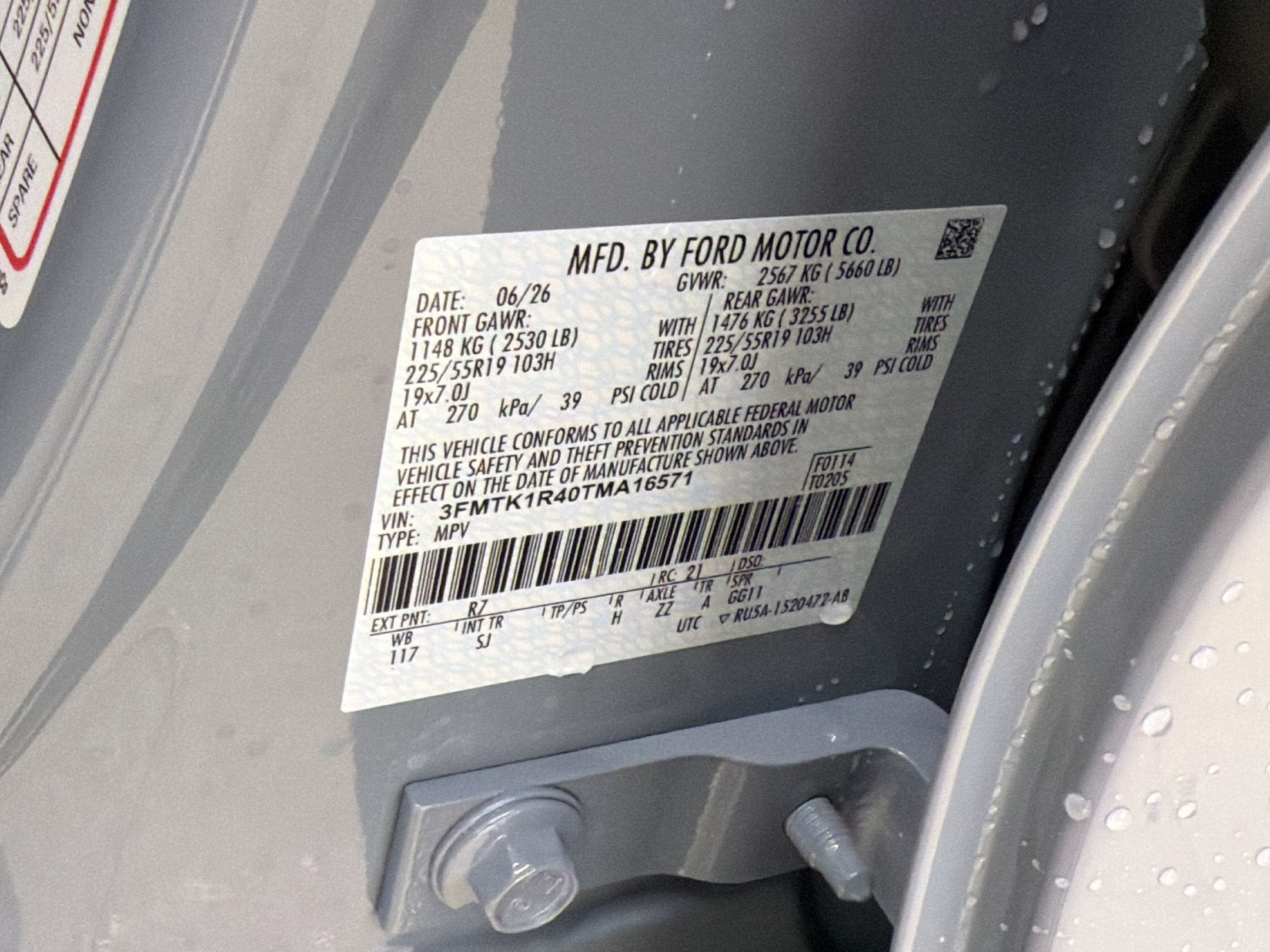 New 2026 Ford Mustang Mach-E Select RWD image 23