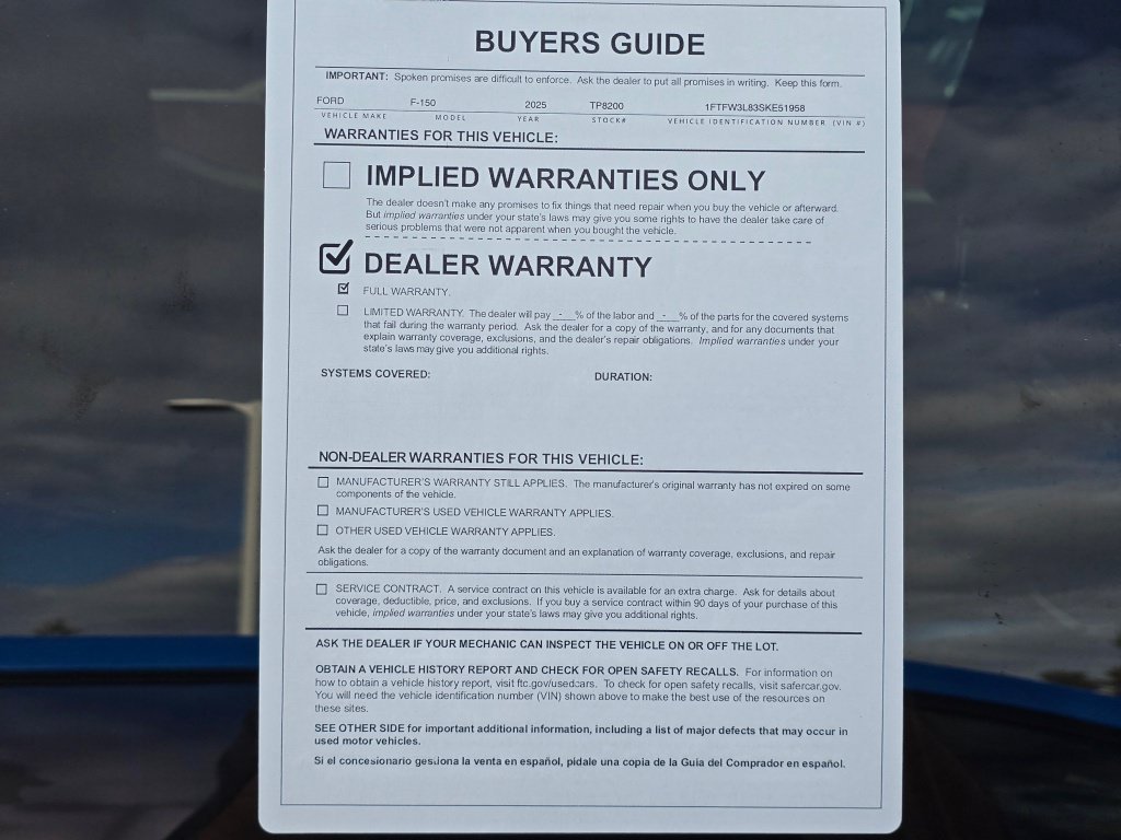 Used 2025 Ford F150 XLT w/ Equipment Group 301A Standard AWD/4WD image 42