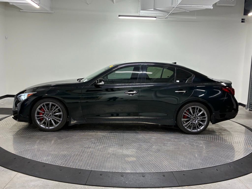 Used 2024 INFINITI Q50 Red Sport 400 w/ Black Opal Edition RWD image 2