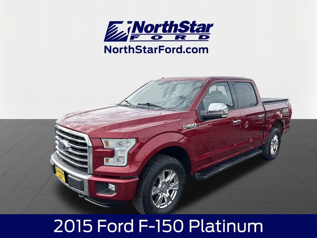 Used 2015 Ford F150 Platinum w/ Trailer Tow Package image 1