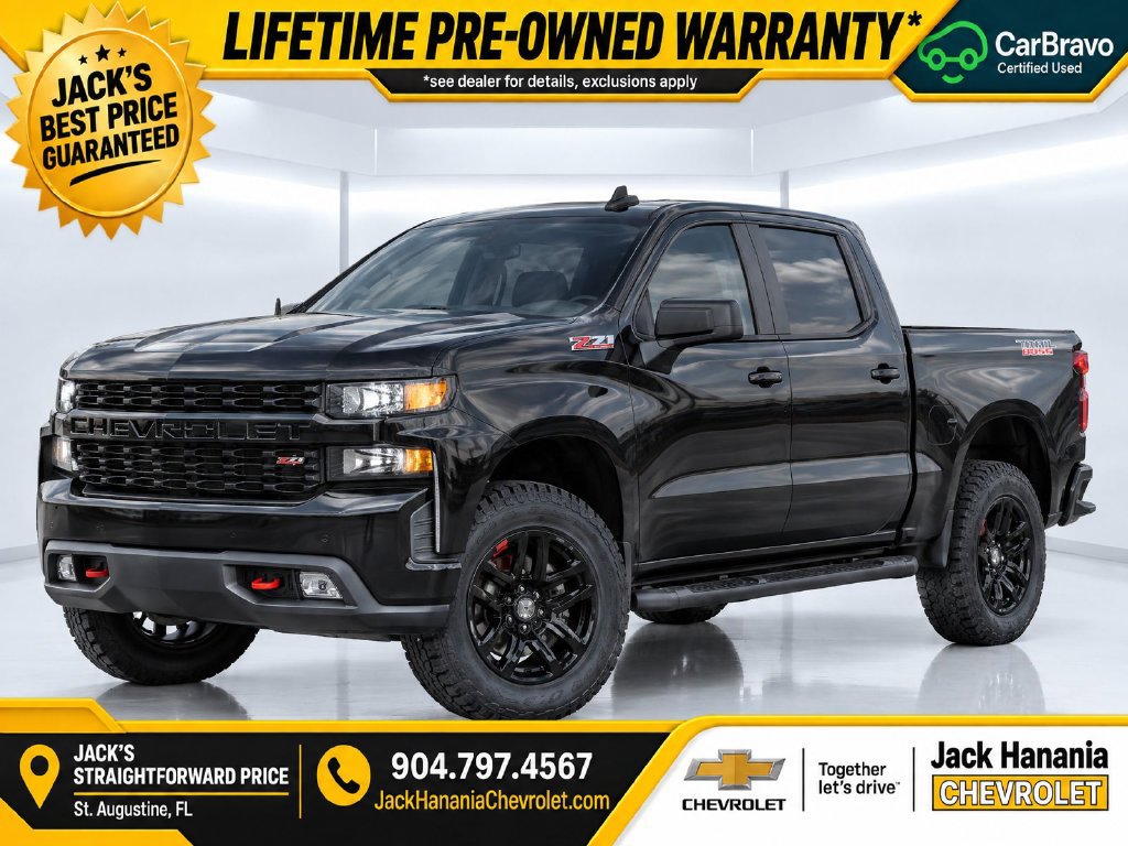 Used 2019 Chevrolet Silverado 1500 Custom Trail Boss w/ Custom Convenience Package AWD/4WD image 3