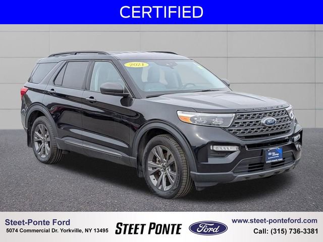 Certified 2021 Ford Explorer XLT w/ Equipment Group 202A image 1