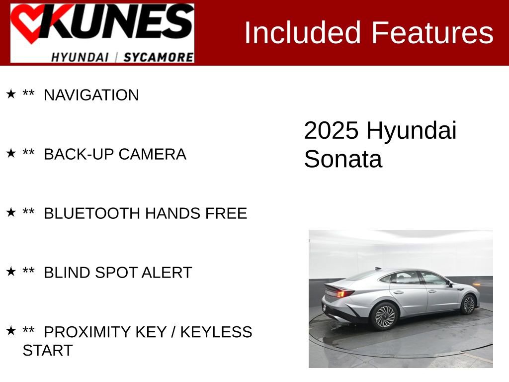 Certified 2025 Hyundai Sonata SEL image 2