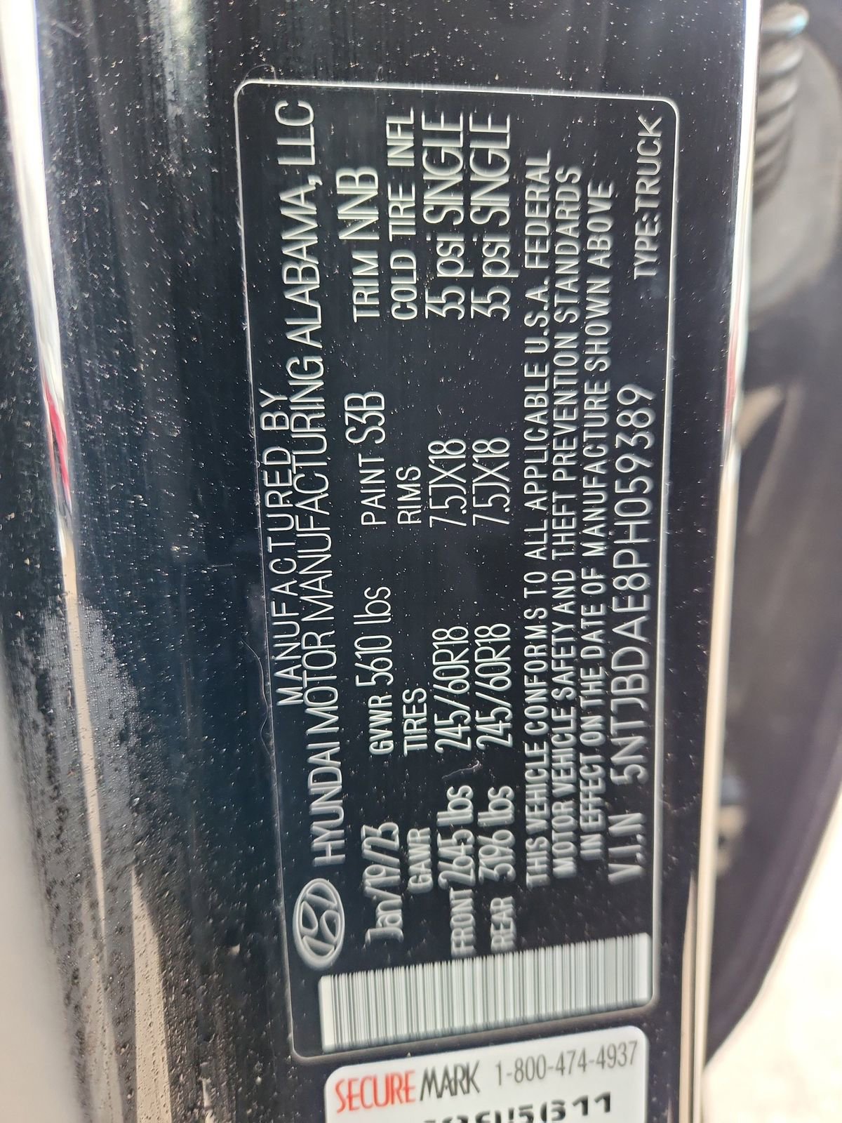 Used 2023 Hyundai Santa Cruz SEL w/ Cargo Package image 20