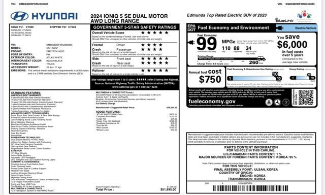 Used 2024 Hyundai Ioniq 5 SE image 21