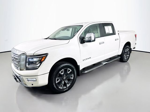 Used 2021 Nissan Titan SL w/ Moonroof Package AWD/4WD image 3