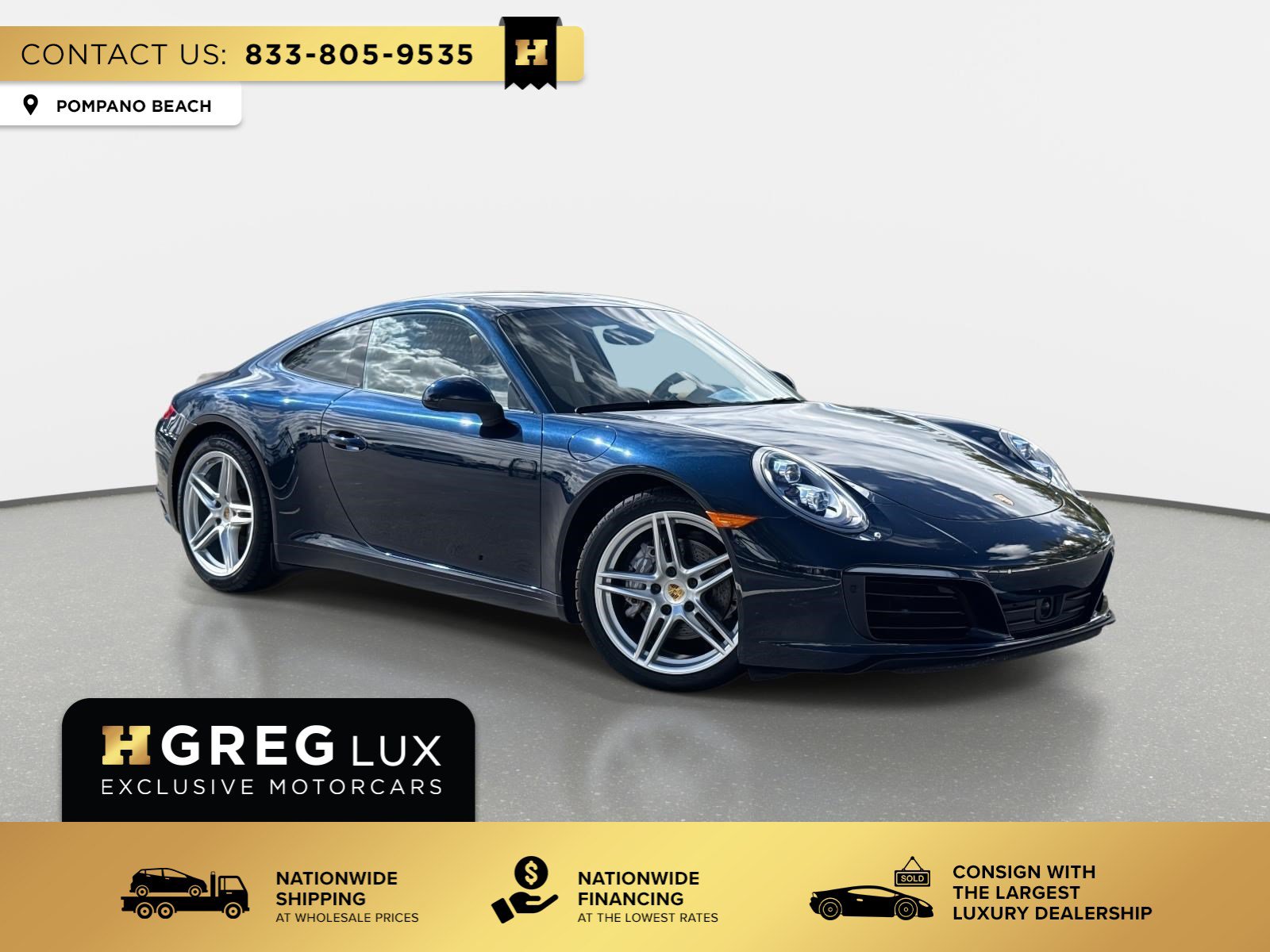 Used 2017 Porsche 911 Carrera 4 AWD/4WD image 1