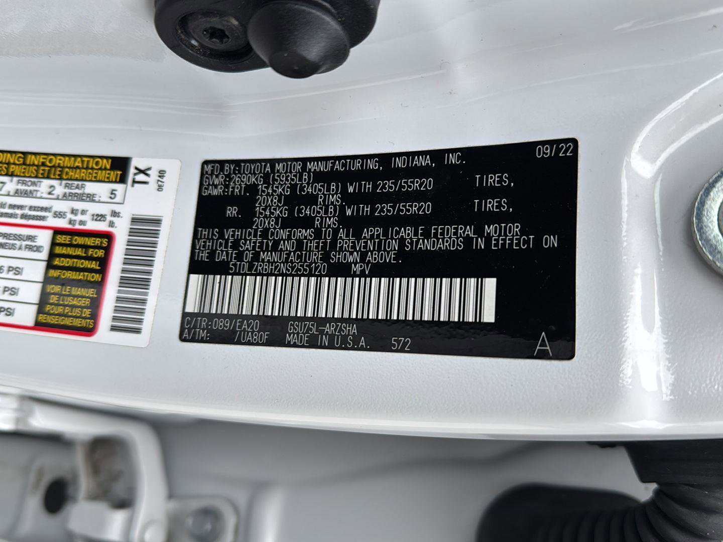 Used 2022 Toyota Highlander XSE image 37