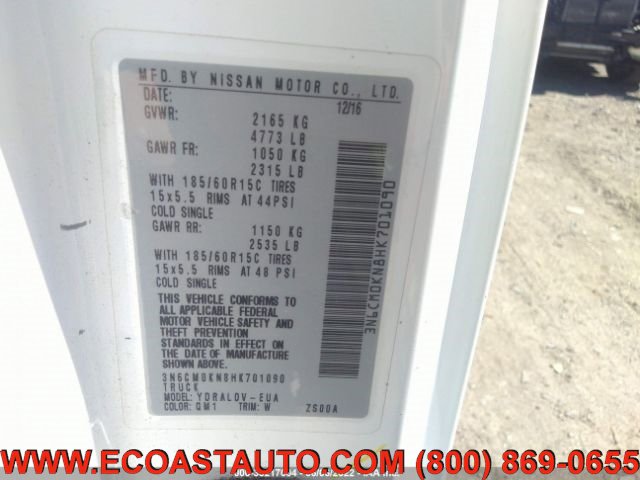 Used 2017 Nissan NV200 S w/ Cruise Control Package FWD image 10