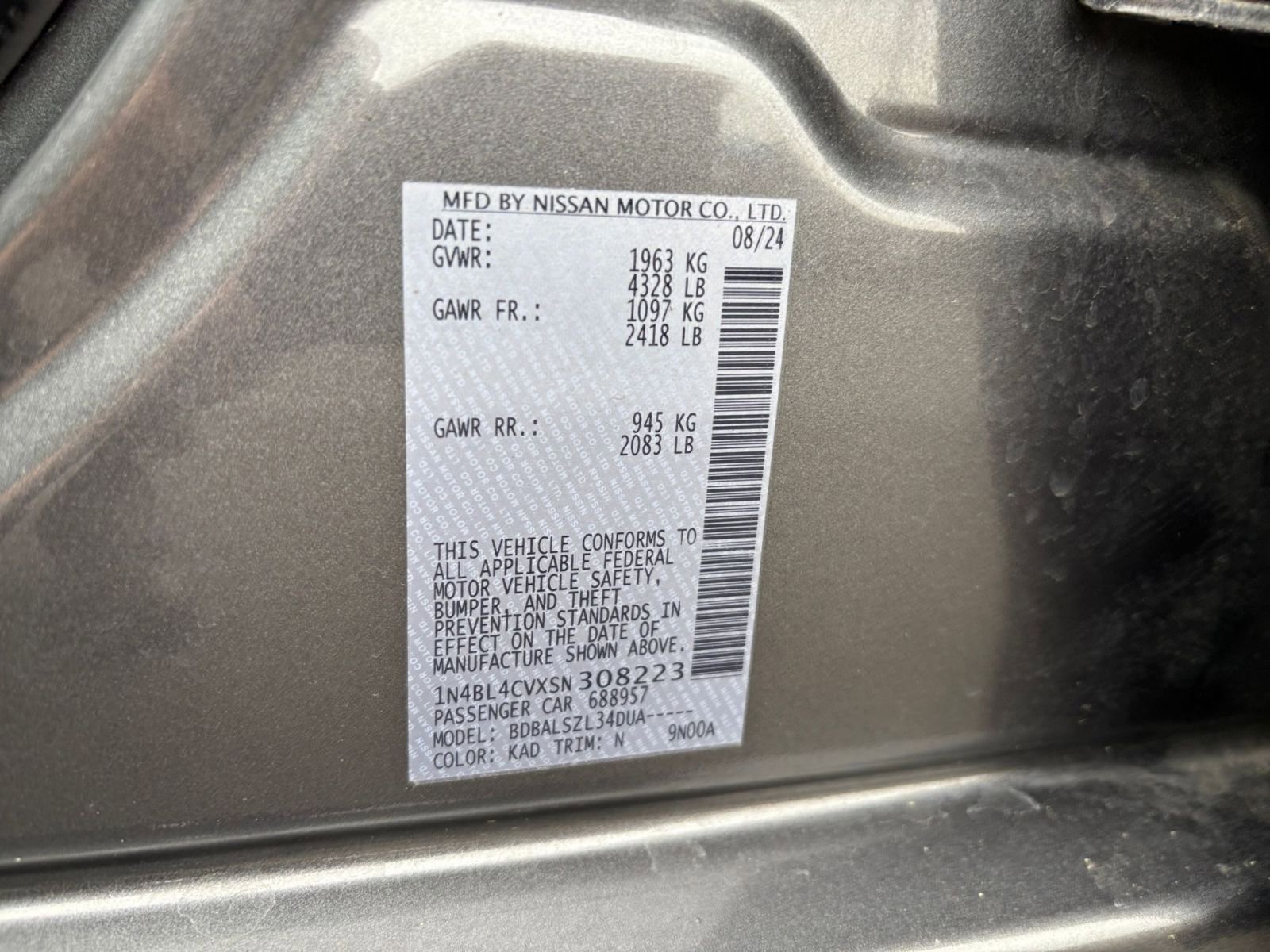 Used 2025 Nissan Altima 2.5 SR FWD image 29