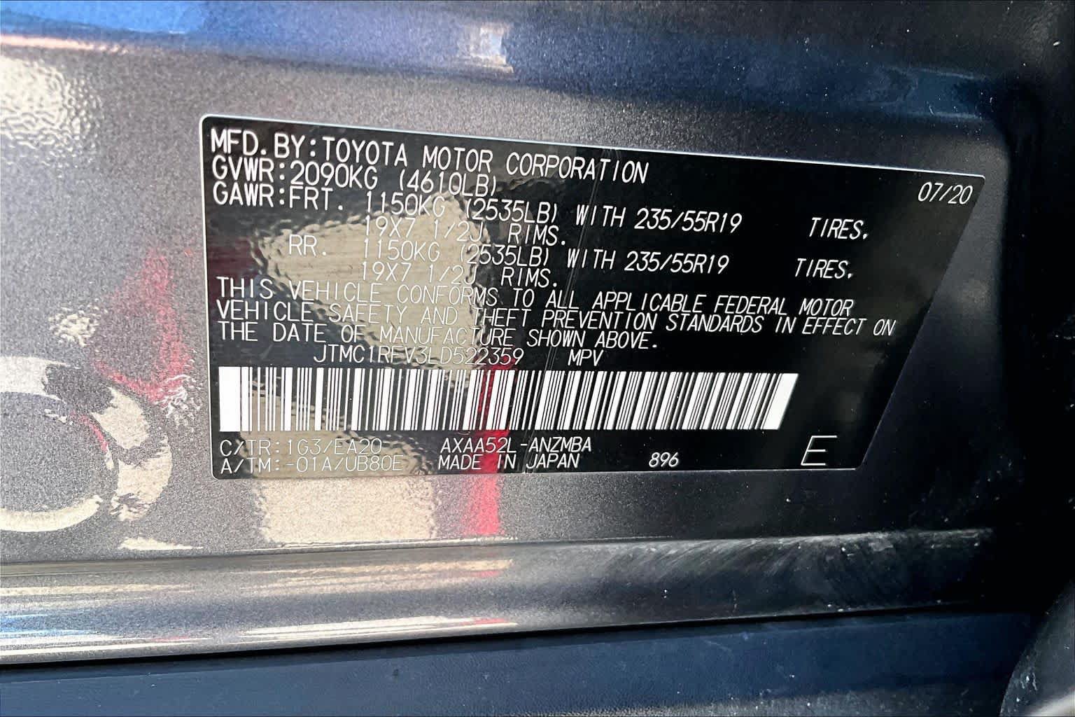 Used 2020 Toyota RAV4 XLE Premium FWD image 35