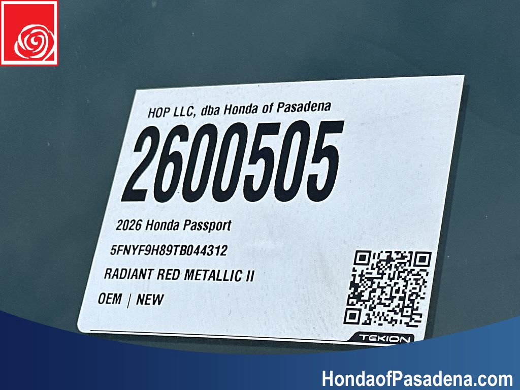 New 2026 Honda Passport TrailSport Elite image 23