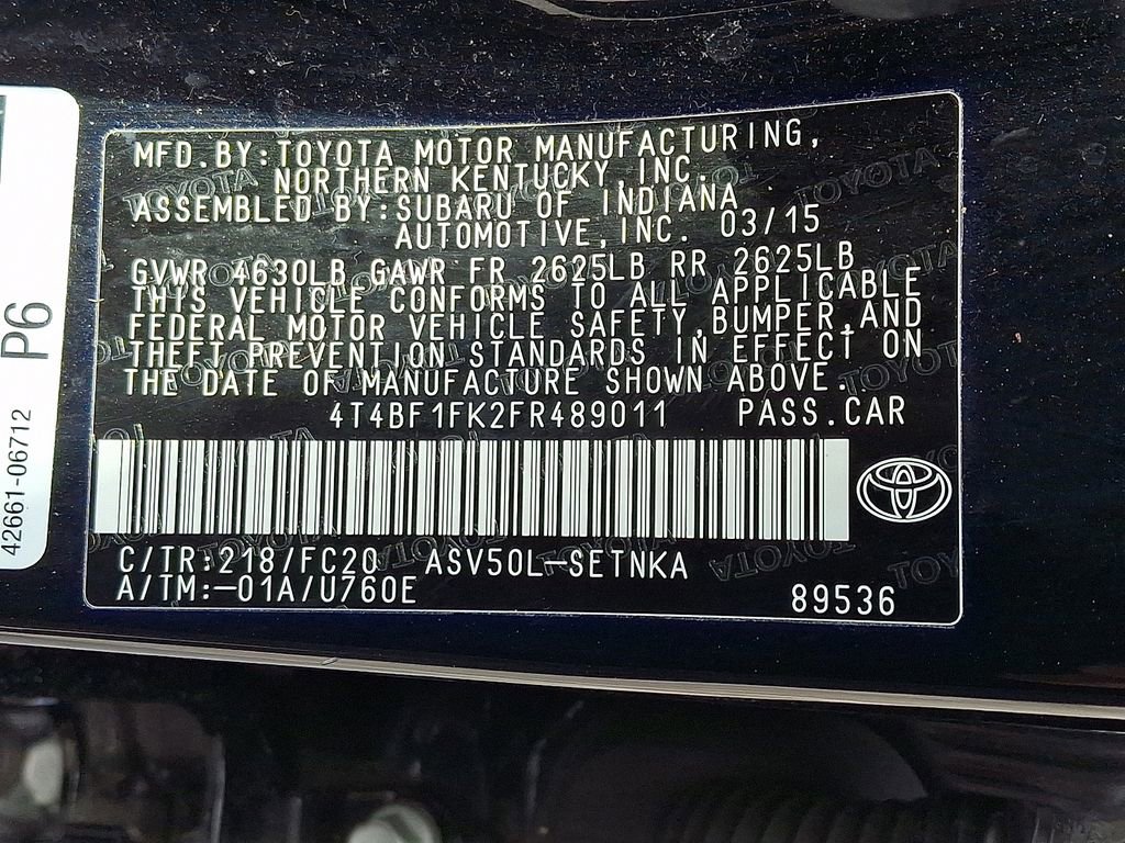 Used 2015 Toyota Camry LE image 26