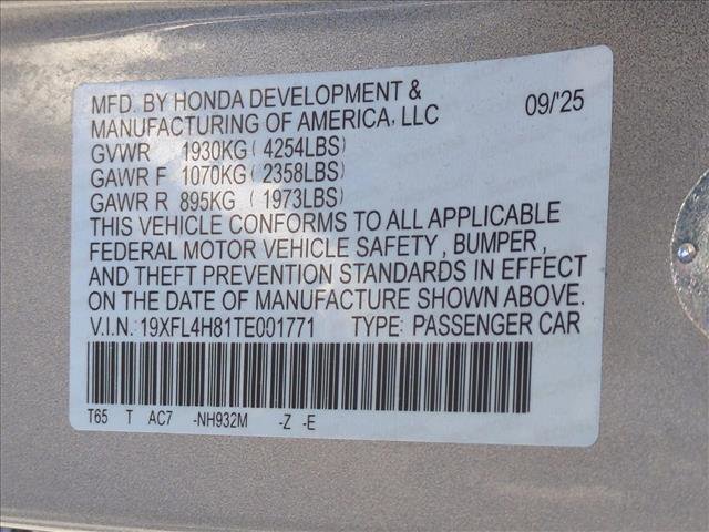 Certified 2026 Honda Civic Sport image 25