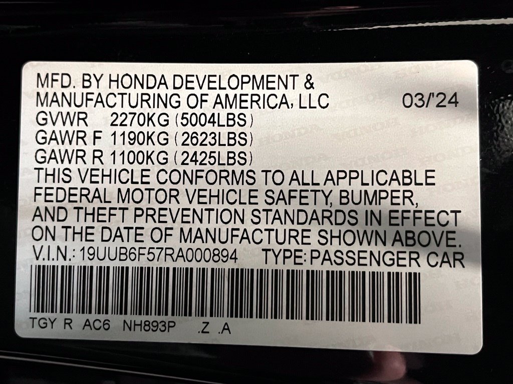 Used 2024 Acura TLX w/ A-SPEC Package AWD/4WD image 24